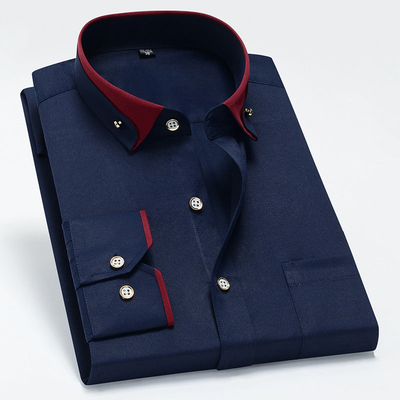 【S-4XL】👕2024 nové priedušné pánske pracovné košele na voľný čas  3732011