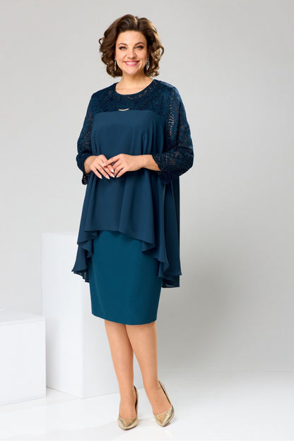 🍑😍【S-5XL】Veľké veľkosti očarujúce jesenné šaty 3844125