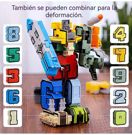 🔥【Éxito de ventas】🧒Juguete robot transformable digital para niños