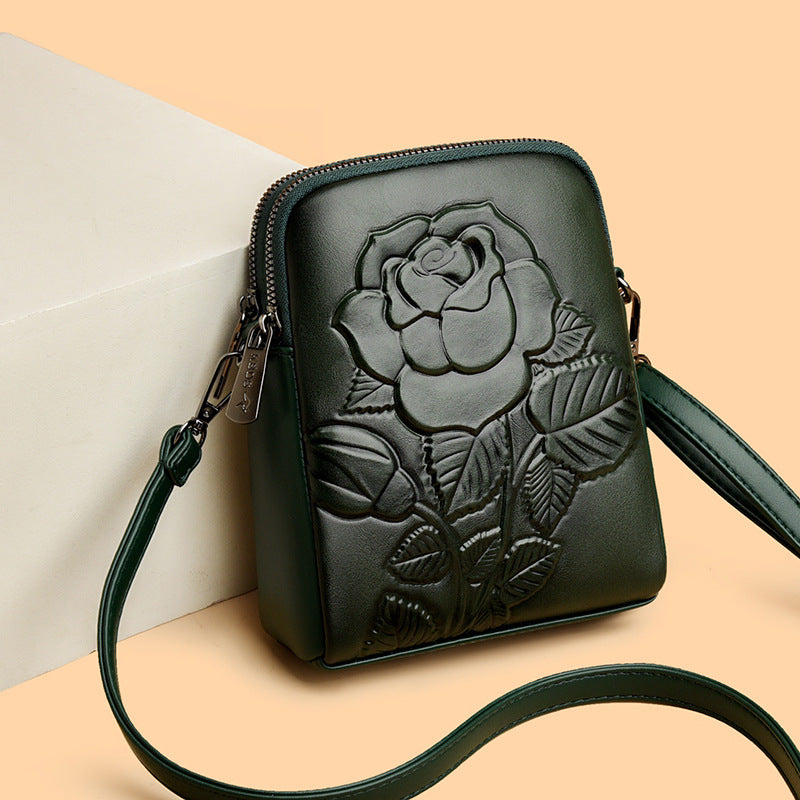 👜Nová dvojvrstvová mäkká kožená crossbody/kabelka cez rameno