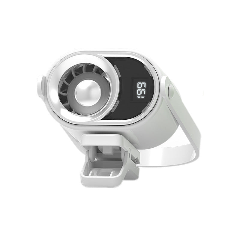 🌀 Hands-free ventilátor s LED displejom, vstavaným klipom a 199 nastaviteľnými úrovňami