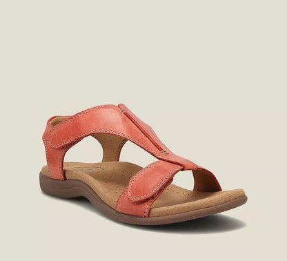 👡 Dámske sandále na platforme z mäkkej kože -