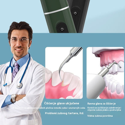 ✨🦷【PAMETNO🔥-40%】2-u-1 ultrazvučni čistač zubi, odstranjivač kamenca i električna četkica za zube