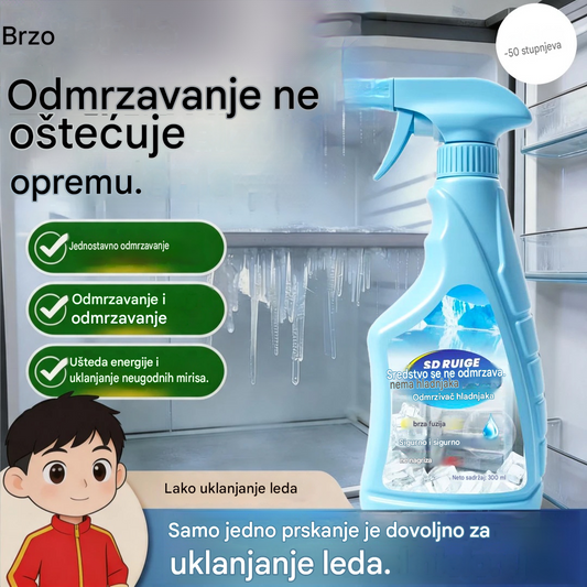 🔥🎖️【2 boce 29 €】❄️Sprej za odmrzavanje hladnjaka i uklanjanje leda