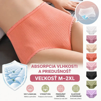 💖(8 kusov) Posledný deň s 50% zľavou: Nepremokavé antibakteriálne nohavičky s vysokým pásom