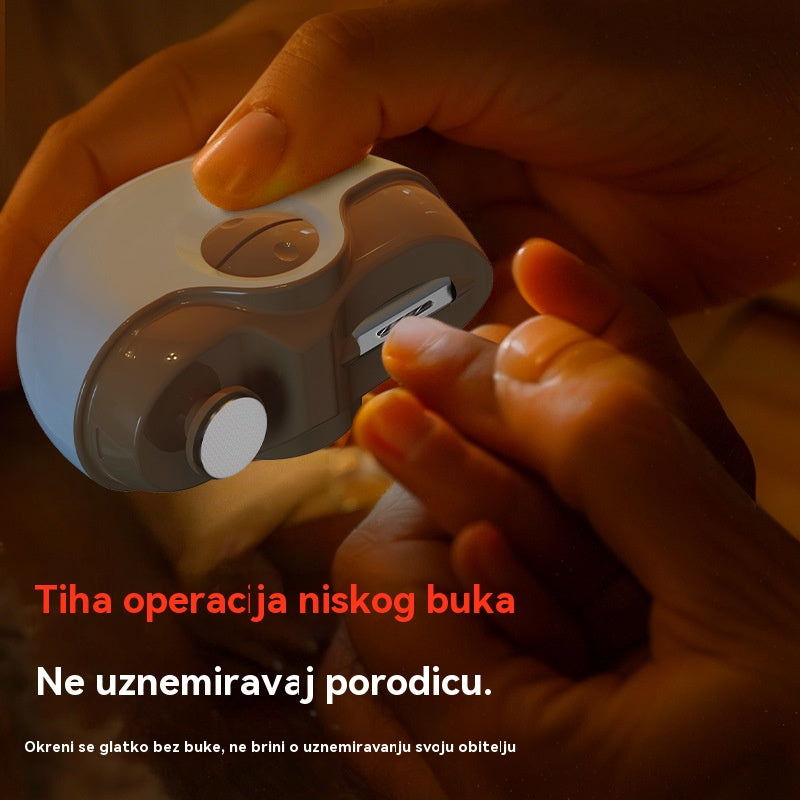 ✂️💅 【Nadograđena verzija】Višenamjenska električna turpija za nokte sa zaštitom od uklještenja, električne škare za nokte