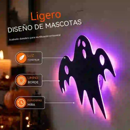 【Set de 8/16 piezas】🎃🎃Pegatinas de pared de Halloween que brillan en la oscuridad