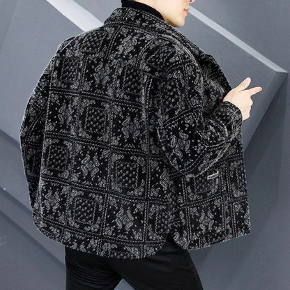 【💥Razprodaja】😎【M-4XL】🧥Modna moška jakna iz žameta in debele tkanine za jesen in zimo, topla in udobna