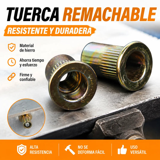 【166 piezas 30 euros】 Tuerca de acero inoxidable, tuercas moleteadas de cabeza plana