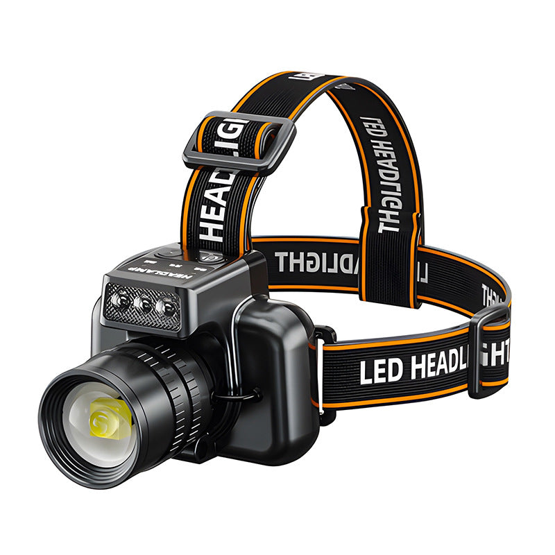 ✨Linterna frontal LED de alta intensidad | Ideal para camping y emergencias