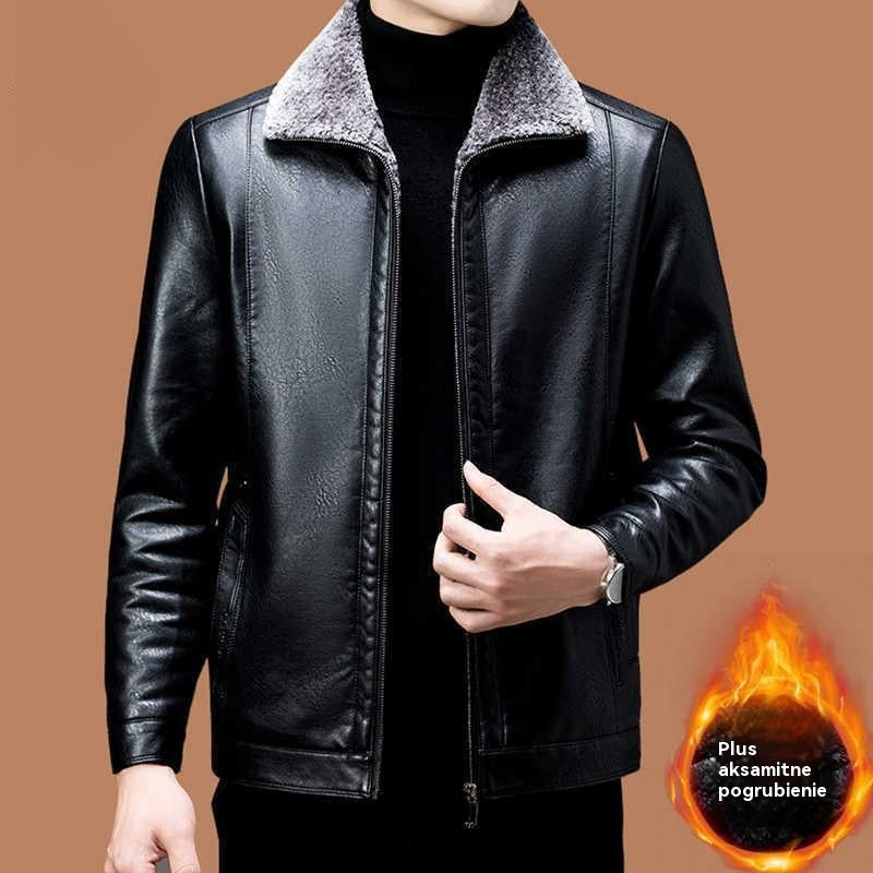 🔥【Vruća rasprodaja】🔥【M-3XL】🖤2025 Muška zimska mekana jakna od debele ovčje kože, ležerna