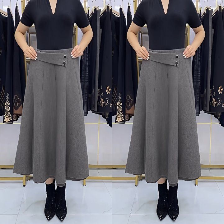 【Priama zľava 24 €】👗🎀【Veľkosti S-4XL】Pletená pol sukňa na jesene a zime