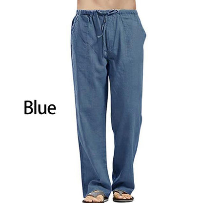 💥👖【S-5XL】Pantalones casuales para hombre nuevos 2025, material de algodón de alta calidad, suave y transpirable