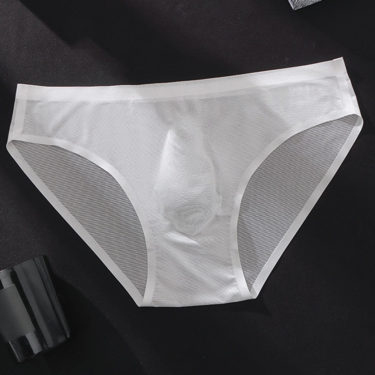 🔥 Imprescindible diario 🩲【Compra 5 y recibe 5】Calzoncillos slip de hombre de seda helada, ligeros y transpirables, cintura baja (45–100 kg)