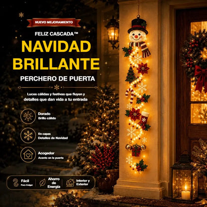 🎄🎃¡Último día! 🎅¡Disfruta de un 49% de descuento en adornos navideños iluminados para puertas!
