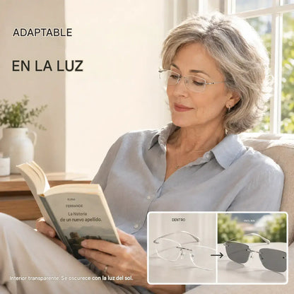 (🔥Compra uno y llévate otro gratis🔥) Gafas de lectura fotocromáticas inteligentes con tecnología Smart Zoom