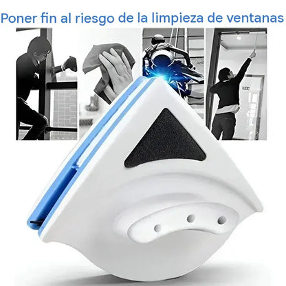 ⚡ Limpiador de ventanas magnético: ¡aumenta el área de limpieza en un 30%, una sola sesión de limpieza para resultados perfectos! 🧊🌀