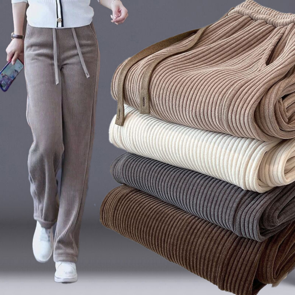 🔥【M-3XL】【40-110KG】👖Nové dámské elastické volné kalhoty