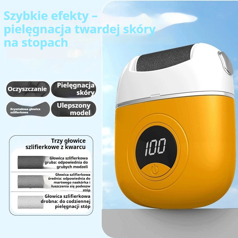🦶🛁✨Pierwsze 100 szt. -90 zł🔥 Nowy elektryczny pilnik do stóp, usuwa martwy naskórek z pięt, rolki do codziennej pielęgnacji stóp.