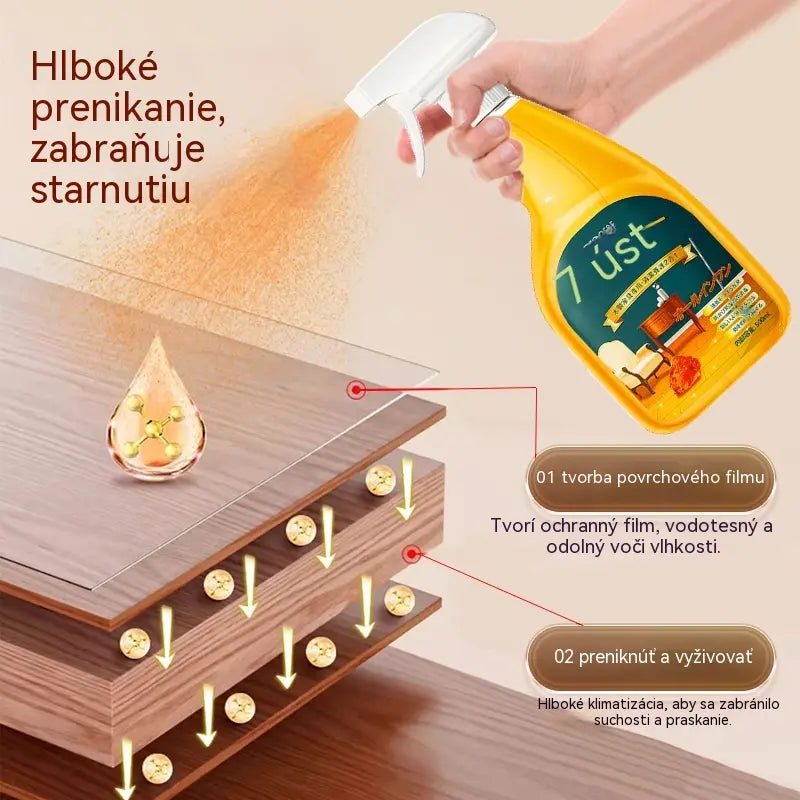 🔥✨【Kúpte 1 a získajte 1 zadarmo】Vysokoúčinný čistiaci a bieliaci sprej na drevo