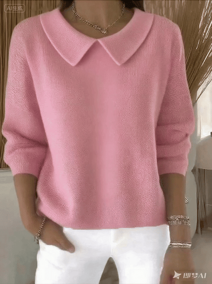 🔥【Kúp 1 a 1 dostaneš zadarmo】【S-3XL】Pohodlný top s dlhým rukávom a výstrihom do V, jeseň a zima 2025