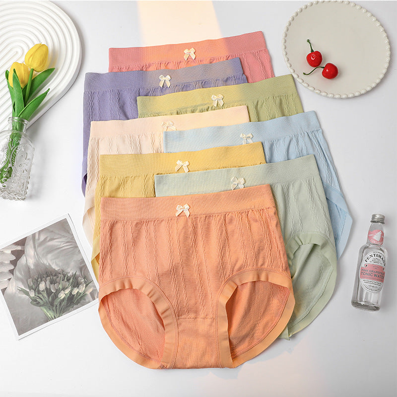 ❣️❣️【Compra 4 y llévate 4 gratis】Ropa interior de mujer de talle alto con control de abdomen, 100% algodón