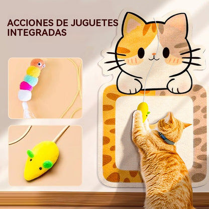 🏆【🔥Venta caliente】Rascador de pared para gatos que no requiere instalación - Rascador vertical Cube