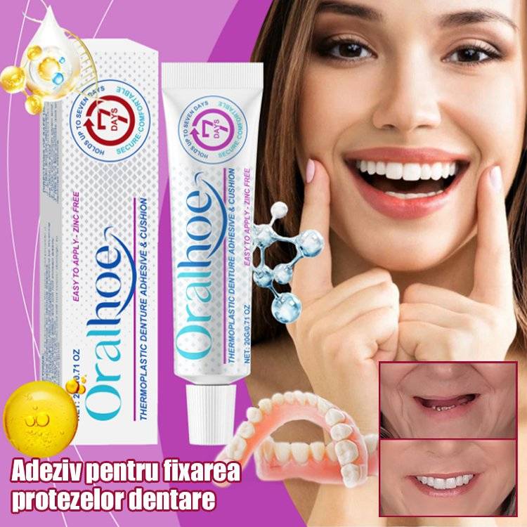🦷🦷【Купи 1, вземи 2】Термопластично лепило за протези, подходящо за храна, за допълнителен комфорт