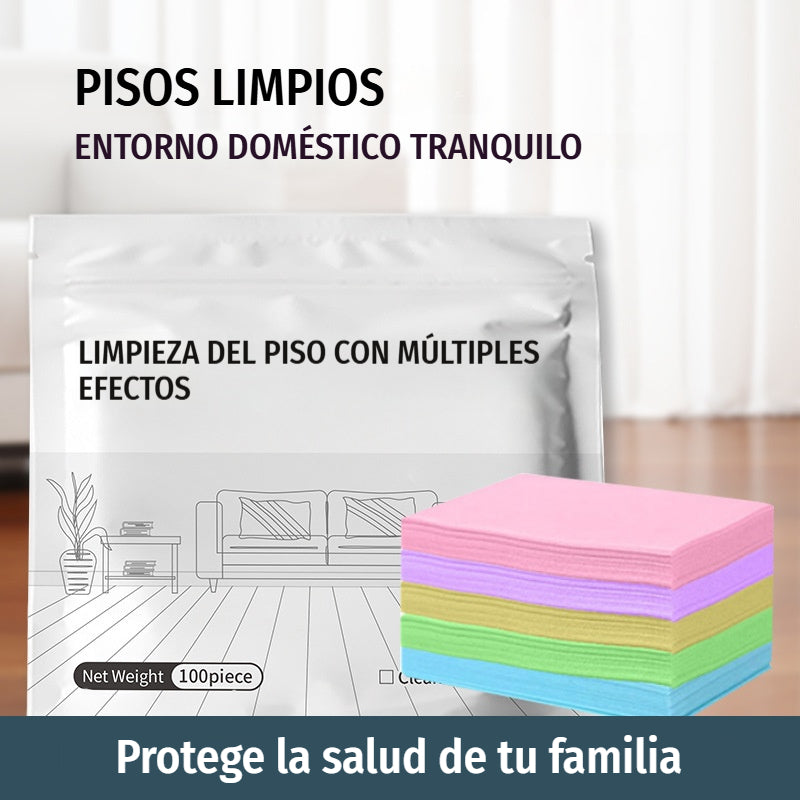 🧹【¡Compra 1 y recibe 1 GRATIS!】✨ 200 unidades de pastillas limpiadoras multiusos antibacterianas y desodorizantes | Aptas para madera dura, suelos laminados, azulejos y paredes de autocaravana