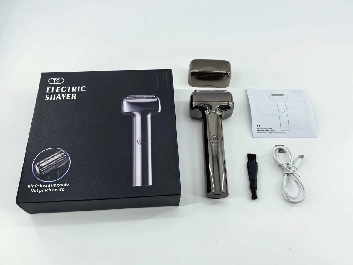 🪒 ¡50 % de descuento por tiempo limitado! ⚡ Afeitadora eléctrica de láminas recargable para hombre: para un afeitado suave; portátil y silenciosa 🧔