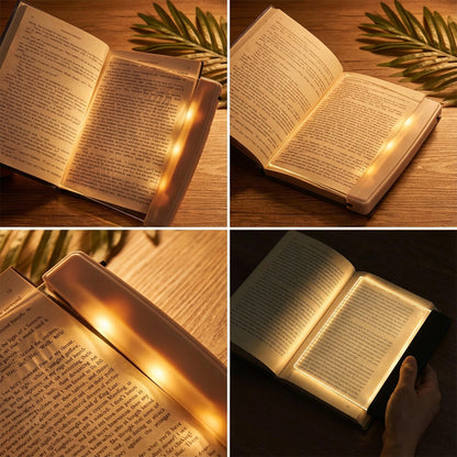 📜💡Luz de lectura con visión nocturna y panel plano LED, luz de lectura que protege los ojos