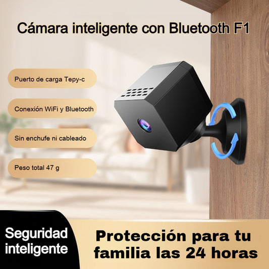 🏠【Descuento instantáneo -49%】📹 Cámara inteligente HD cuadrada compacta con capacidad de monitoreo remoto WiFi