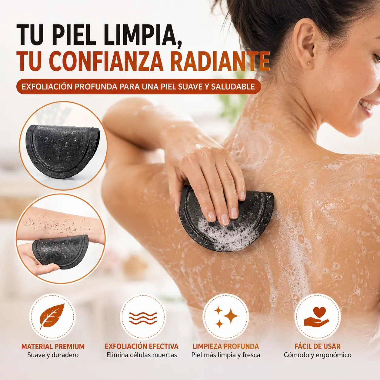 【🔥4 piezas】Disco exfoliante corporal indoloro