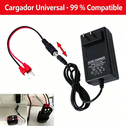 🔌Cargador universal para llaves eléctricas y taladros, compatible con dispositivos de 21V a 99V