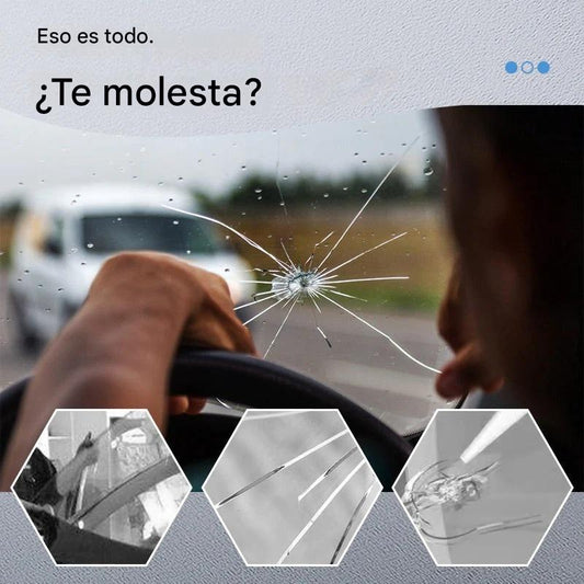 【Set de 3 piezas】🚗 Líquido reparador de grietas, adhesivo para eliminar arañazos y fisuras