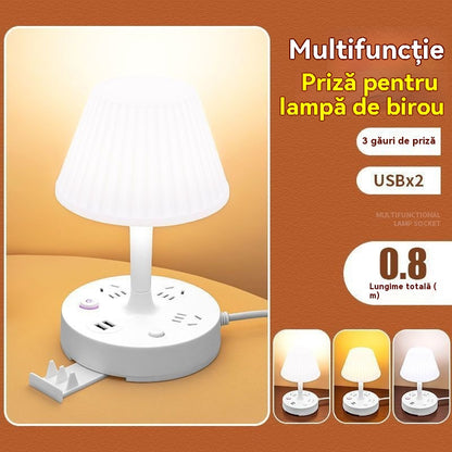 💡Večfunkcijska nočna lučka z vgrajenim podaljškom: praktična, elegantna in prihrani prostor!