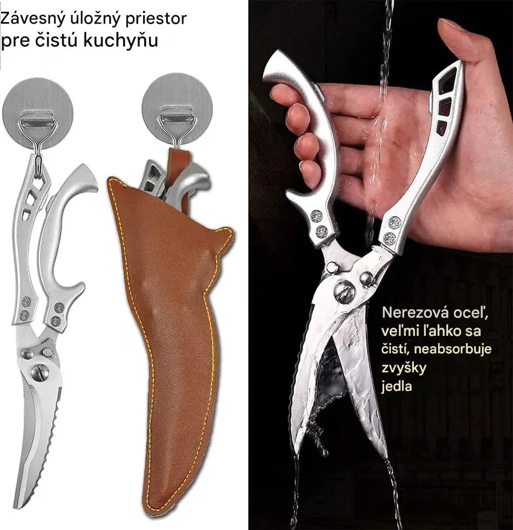 💥🔪Špeciálna ponuka! 50% zľava 🔥 Odolné multifunkčné kuchynské nožnice