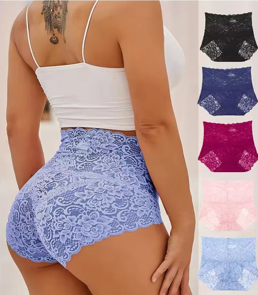 💋【Kupite 3, dobite 3 brezplačno】 Elegantne in zapeljive čipkaste spodnjice za ženske v večjih velikostih
