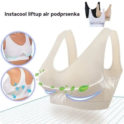 【 🔥VÝPREDAJ NA KONIEC SEZÓNY】😍【Balení 3 kusů】Bezešvá podprsenka pro plné velikosti ❤️ Prodyšná a chladivá【40–120KG】