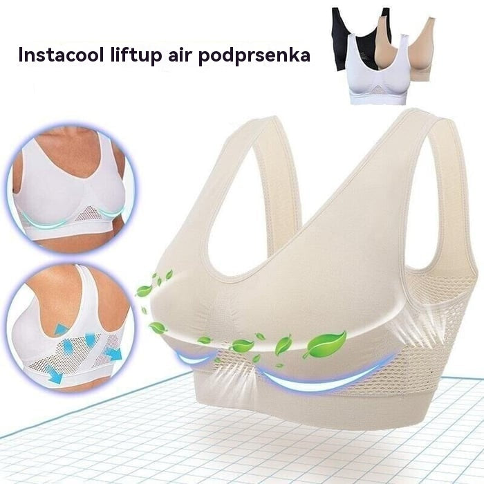 😍【Balenie 2 kusov】Bezšvová podprsenka pre plné veľkosti ❤️ Priedušná a chladivá 【40-120KG】