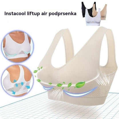 😍【Balenie 2 kusov】Bezšvová podprsenka pre plné veľkosti ❤️ Priedušná a chladivá 【40-120KG】