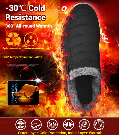 🔥【Špeciálna 50% zľava】【35-48】Unisex zimné čižmy s plyšovou podšívkou - teplé, pohodlné a protišmykové do chladného počasia.