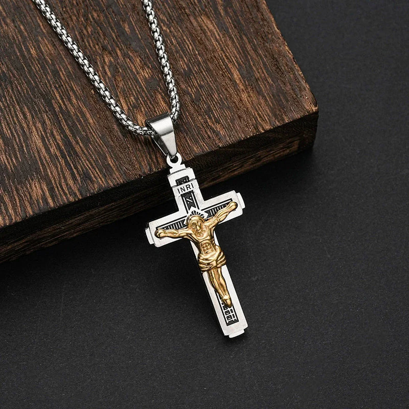 ✨Kúp jeden a druhý zadarmo【Časovo obmedzená ponuka】✝️ Náhrdelník s Ježišovým krížom — ✝️ Tento kríž je symbolom Ježiša Krista.