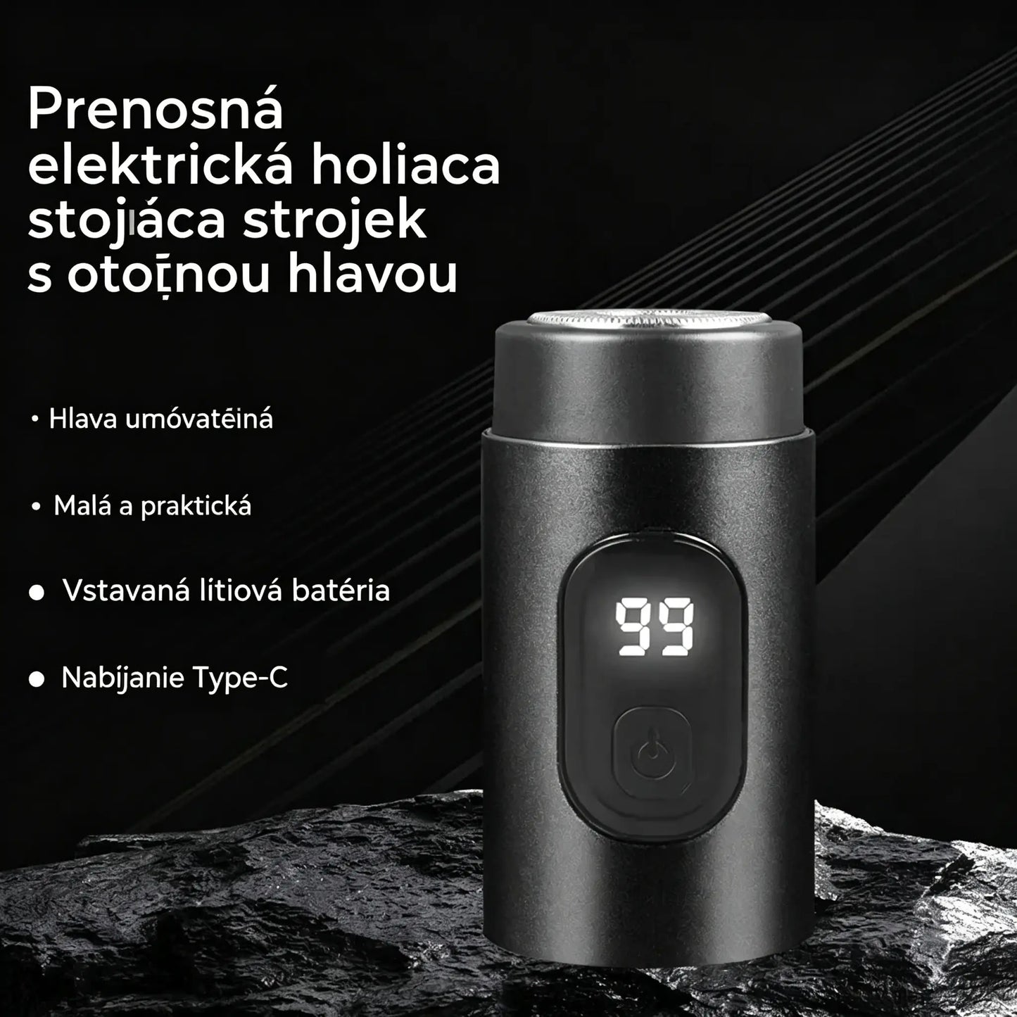 💥🔥 (Nevyhnutnosť pre mužov) Nový prenosný holiaci strojček na bradu 2026