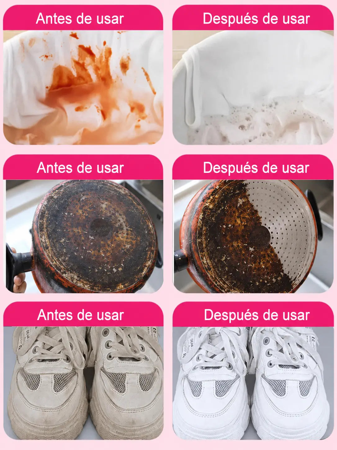 🎁【Nueva fórmula japonesa】Quitamanchas universal para ropa blanca y manchas difíciles