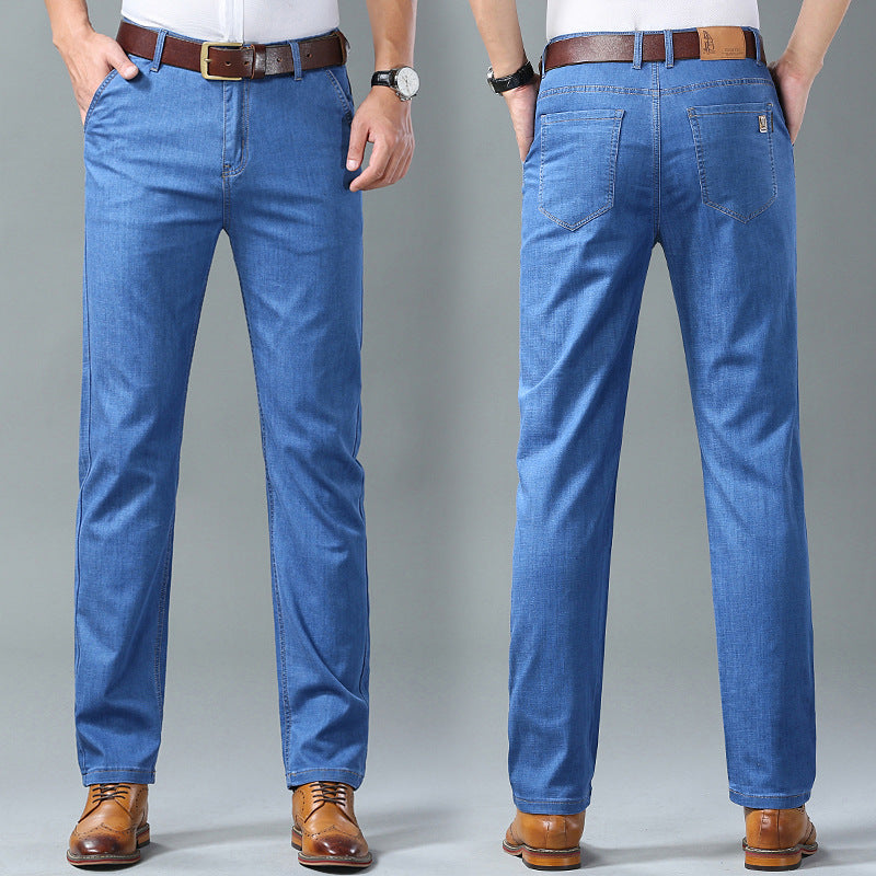 🔥 【60–110 KG】👖👖 Pánske rifle, jednoduché, casual, univerzálne, vo veľkých veľkostiach
