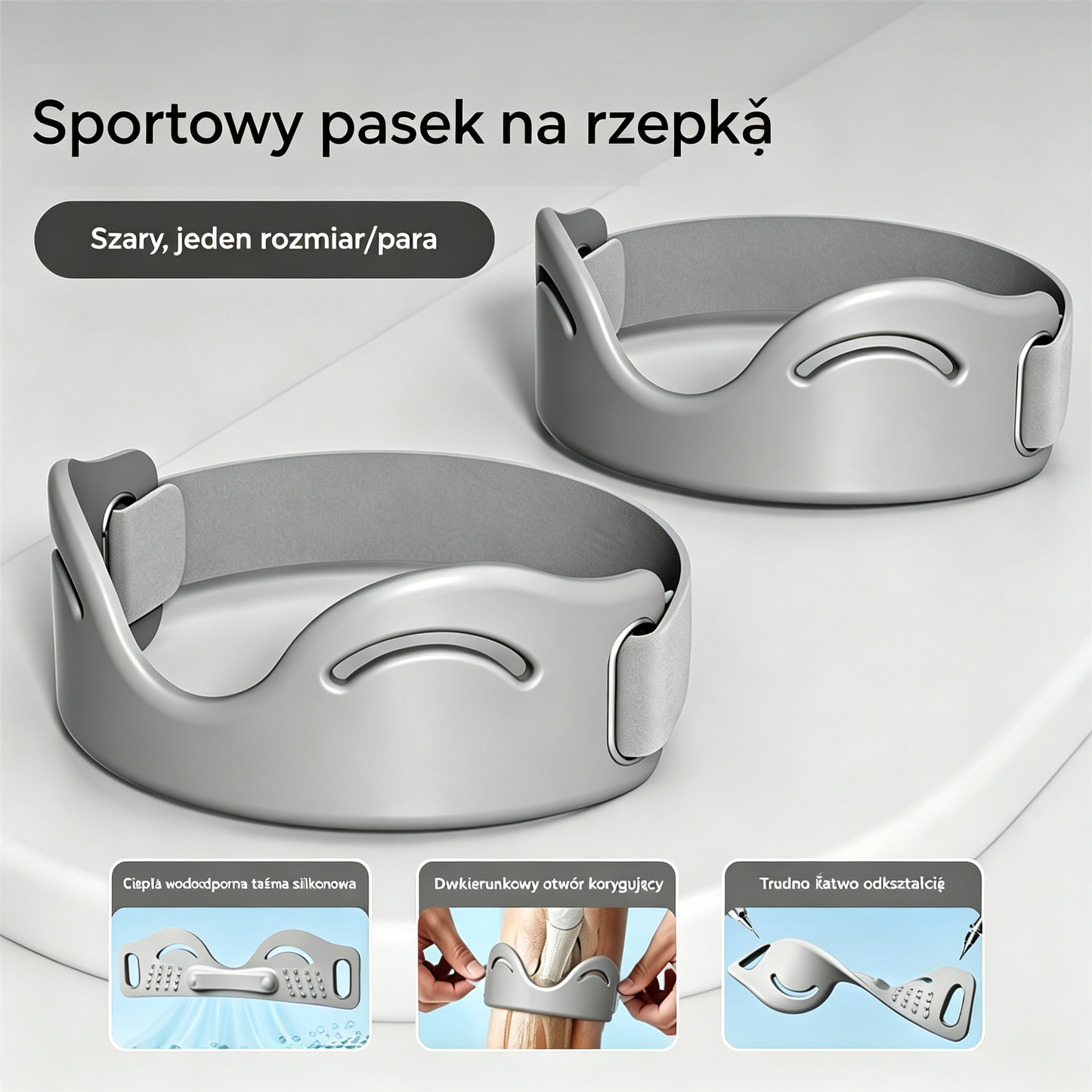 【Kup jedną parę, drugą otrzymasz gratis.】4 za 99 zł🩺 Sportowa opaska na kolano 👉 Twoje kolano potrzebuje czasu. Ta opaska właśnie to mu zapewnia.