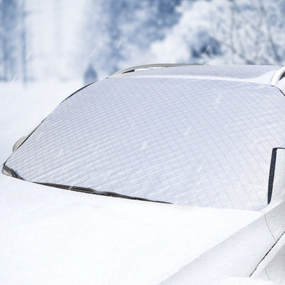 🌞1pc Car Sun Shade Curtain - material PE (polietilenă), umbra parbrizului automat retractabil, vizieră izolatoare de căldură pentru câștigarea frontală
