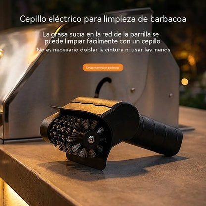 🔋🧹 Cepillo eléctrico inalámbrico para limpieza de barbacoas – batería de litio, multifuncional y fácil de usar 🔥🍖
