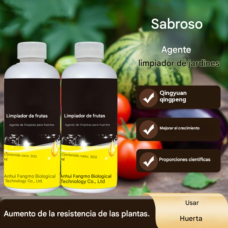 【Compra 1 y llévate 1 gratis】🍎 Limpiador de huertos – Efecto antibacteriano + ¡50% de descuento!
